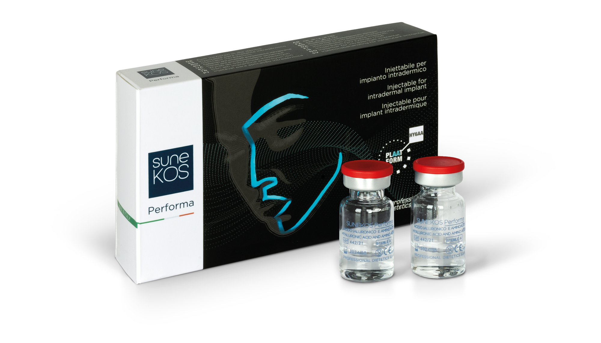 Sunekos Performa(スネコス パフォルマ)(Professional Dietetics S.p.A.社)注入 